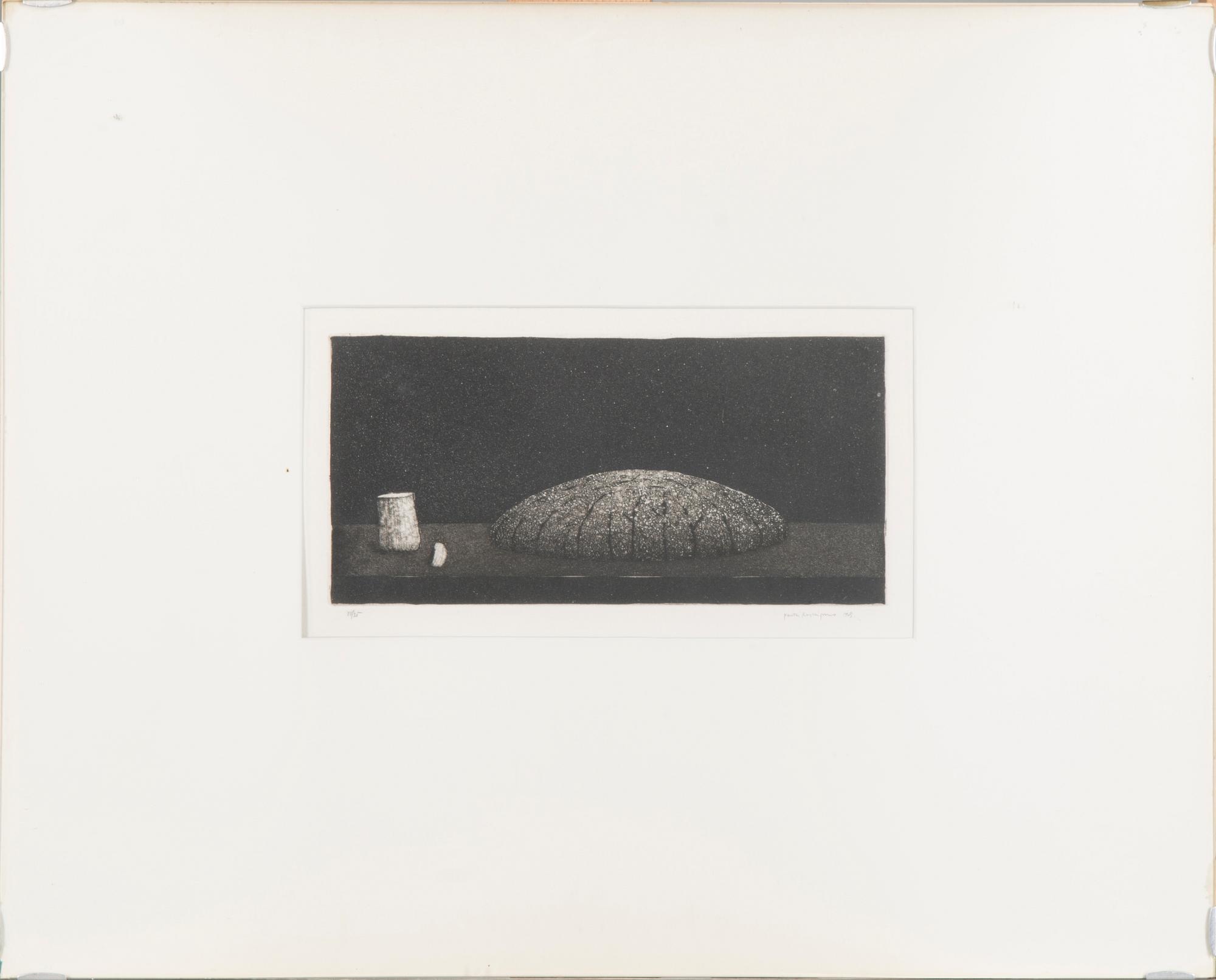 aquatint and drypoint, signed and dated 1965, numbered 10/35.