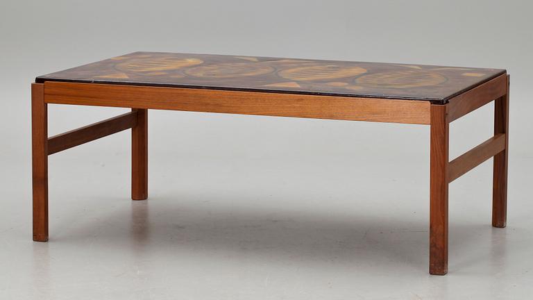 SOFFBORD, signerat Baco, 1900-talets andra hälft.