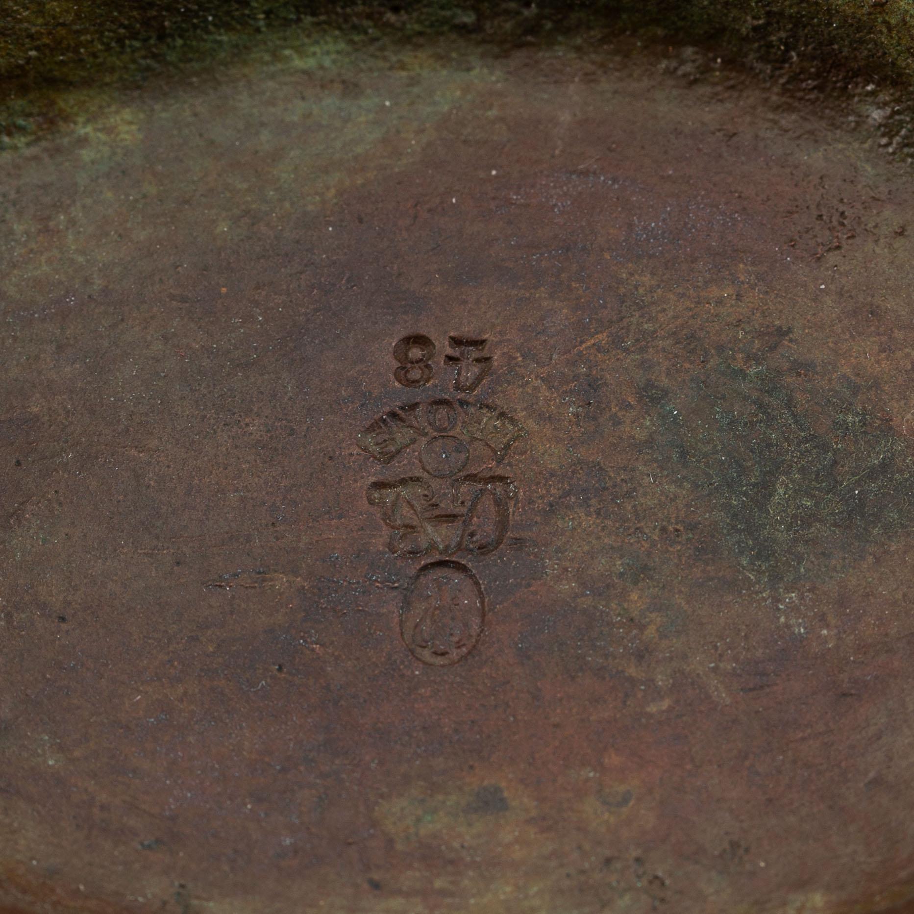 Two Swedish Grace bronze vases from GAB Brons, 1920's/30's.