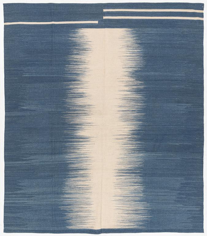 Rug, Kelim, modern design, approx. 288 x 250 cm.
