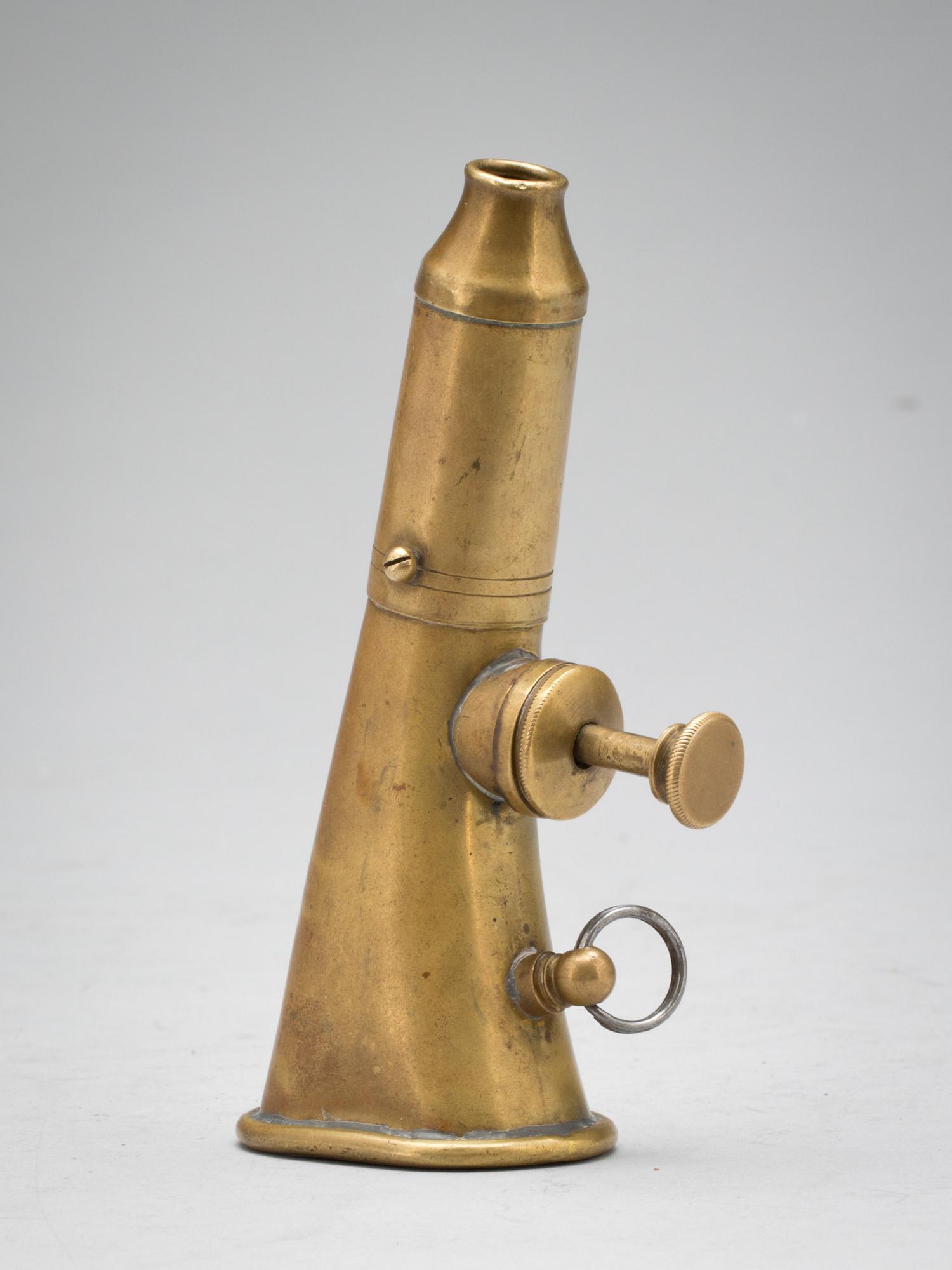 JAKTHORN, mässing, 18/1900-tal.