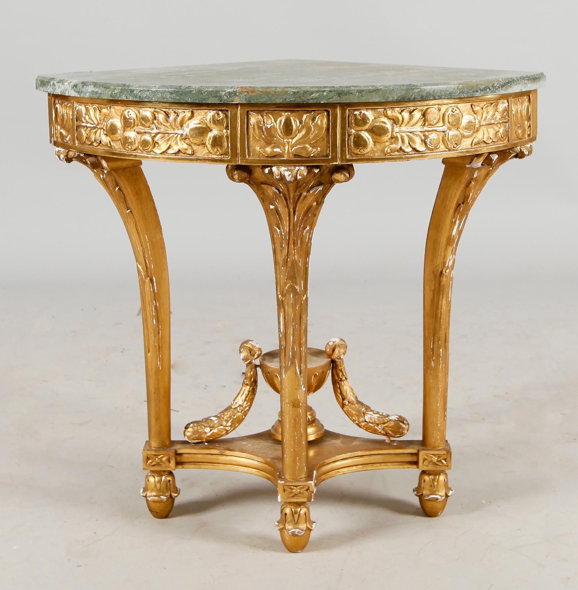 HÖRNKONSOLBORD, empirestil, 1900-tal.