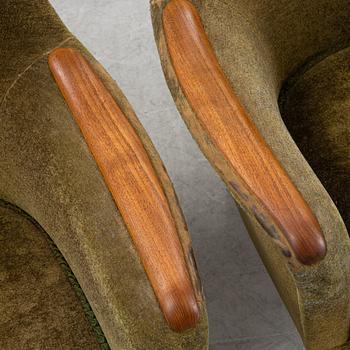 Fåtöljer, ett par, 1950/60-tal.