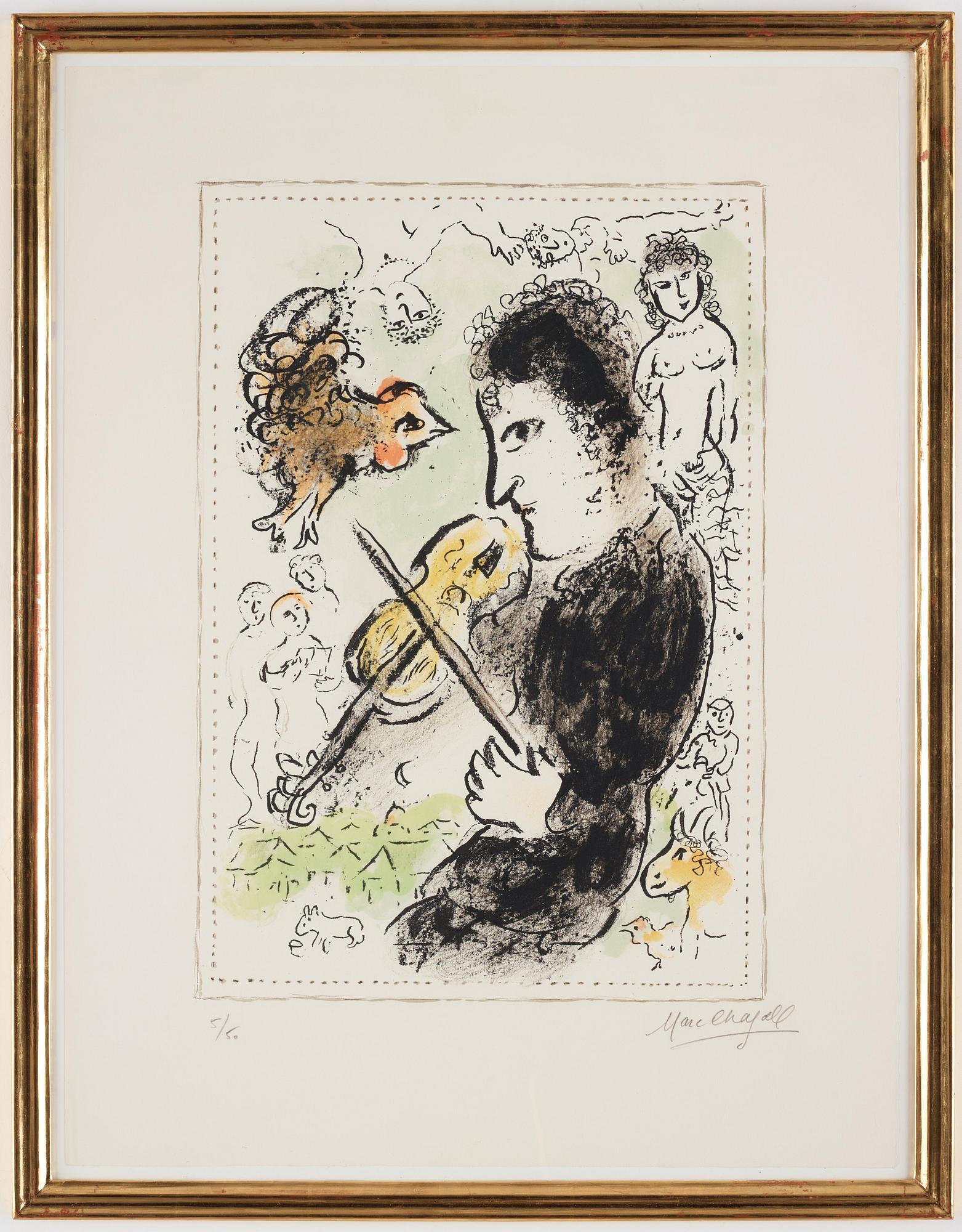 Marc Chagall, "Le Violoniste au coq".