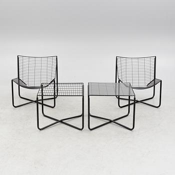 Niels Gammelgaard, a pair of 'Järpen' armchairs and tables, IKEA.