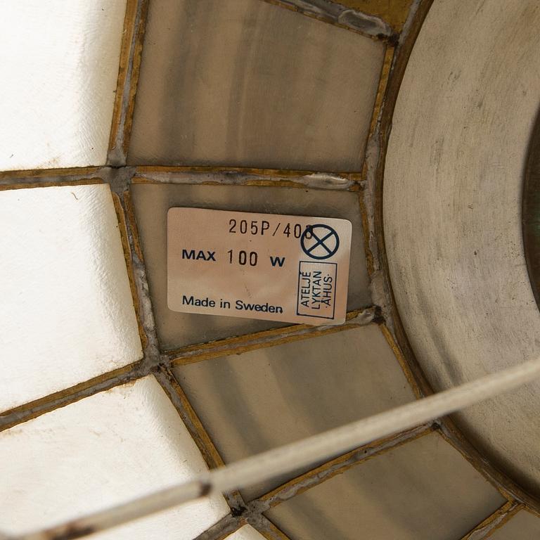 Anders Pehrson, "Knubbling Special", taklampa, producerad i en begränsad upplaga om ca 10 exemplar, ateljé Lyktan, 1970-tal.