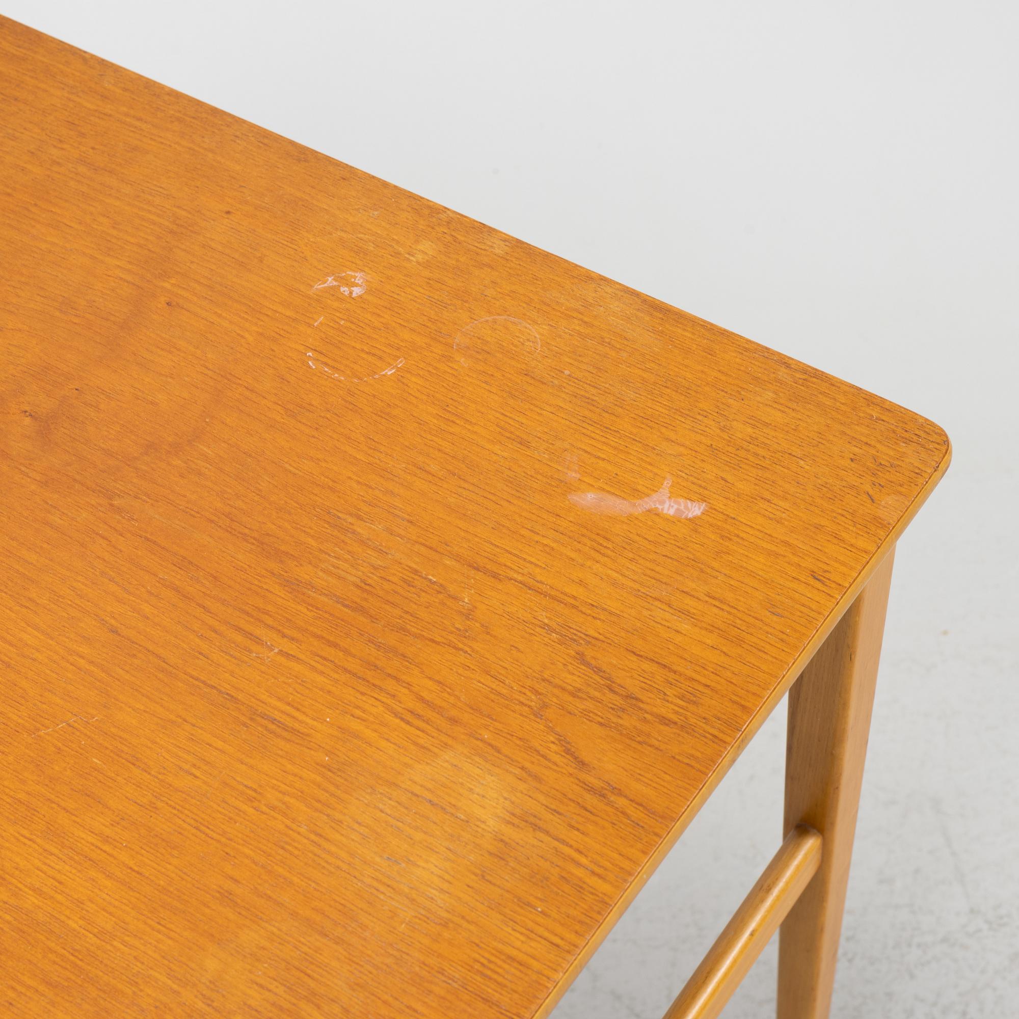 Axel Larsson, a nesting table, probably by Svenska Möbelfabrikerna Bodafors, mid 20th Century.