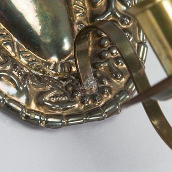 Paavo Tynell, a pair of 1930's wall sconces 'MD 10' for Taito Finland.