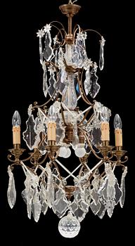 LJUSKRONA, barockstil, 1900-talets mitt. H 92.