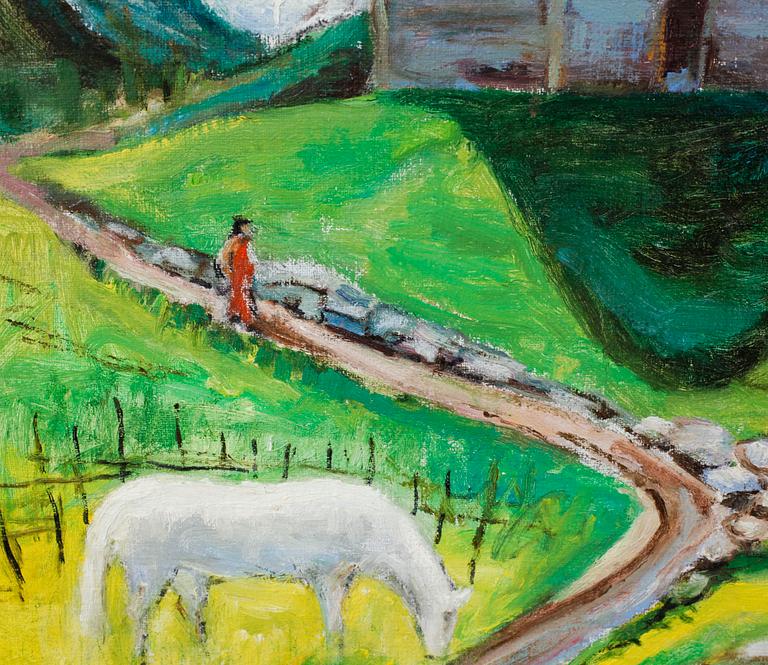 NICOLAI ASTRUP JUNIOR, oil on canvas, signed N Astrup Jr.