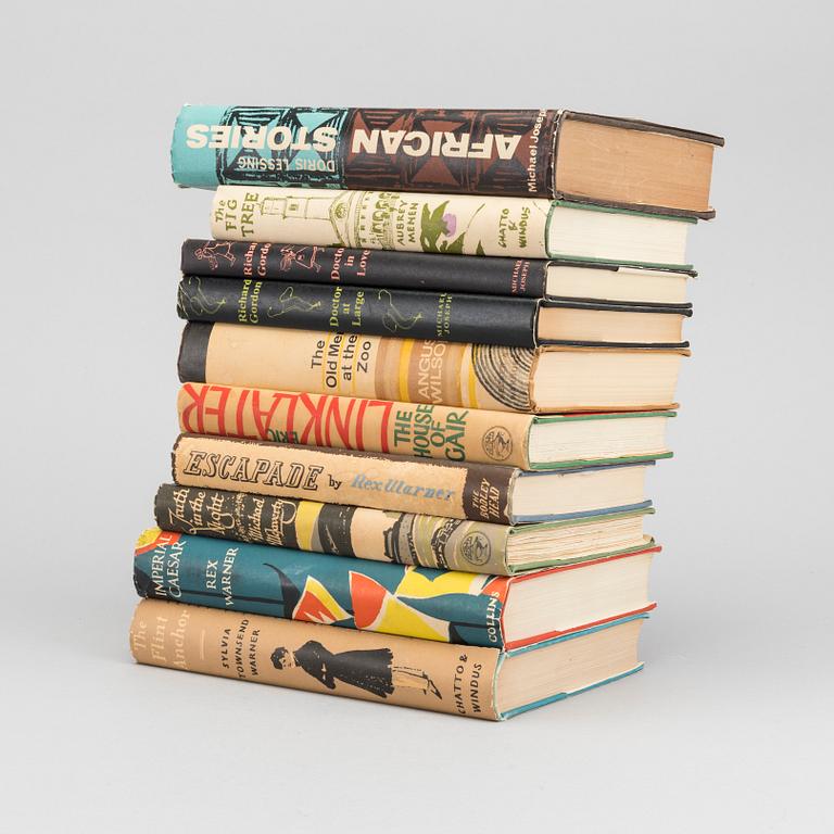TEN ENGLISH BOOKS, one "African Stories" by Doris Lessing, 1964.