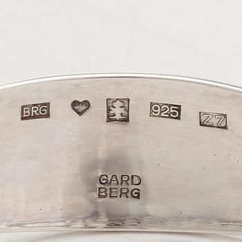 Bertel Gardberg, a sterling silver and quartz bracelet, Tammisaari 1977.