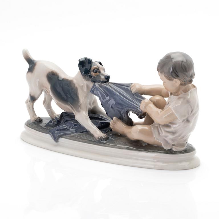 Jens Peter Dahl-Jensen, figurin, porslin, Danmark.