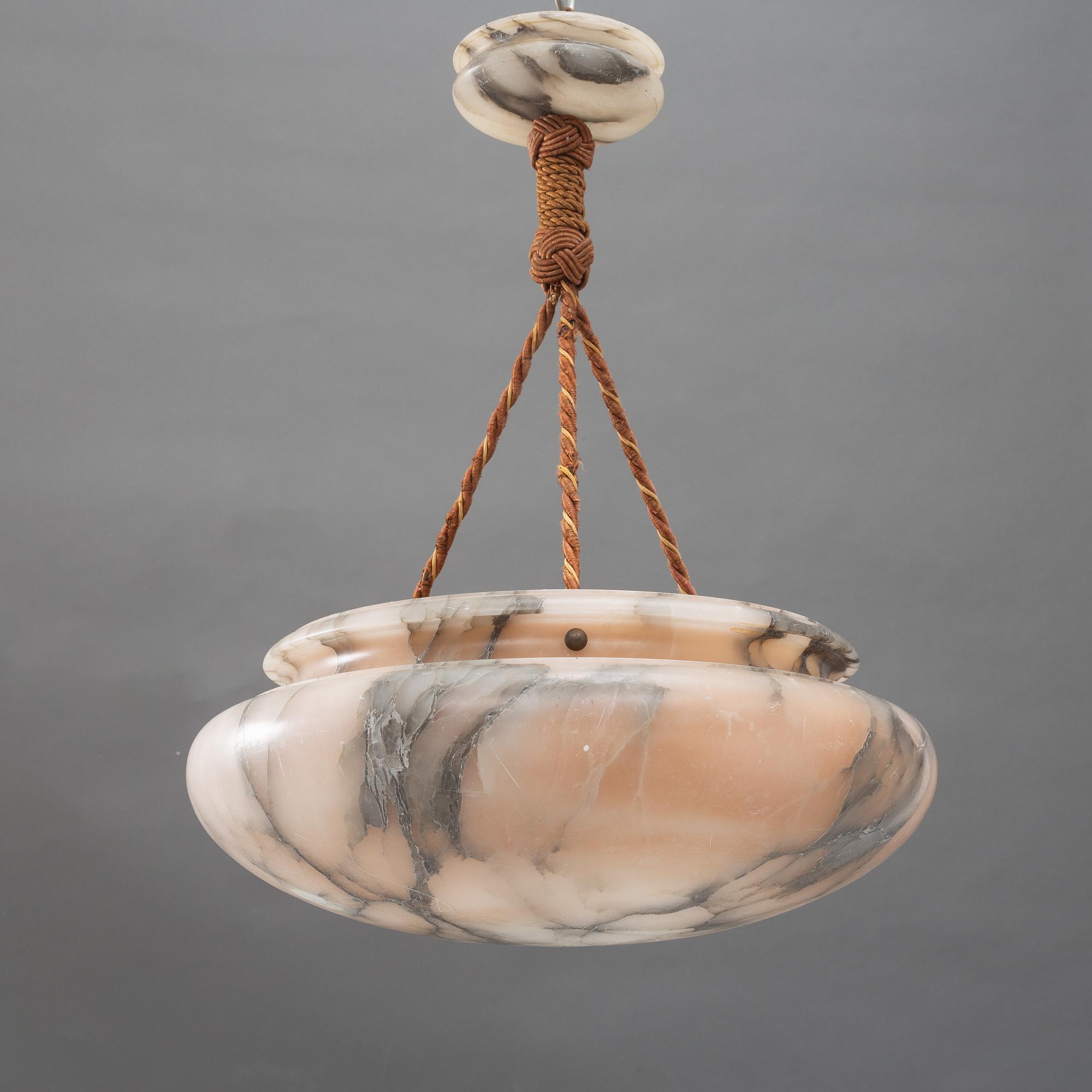 Takampel, alabaster, 1920-tal.