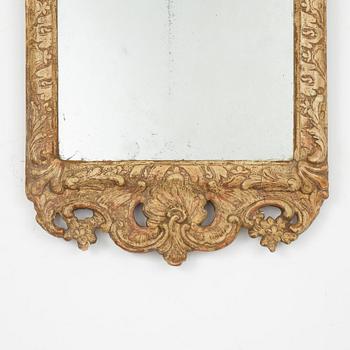 A Rococo mirror, second half of the 18th century.
