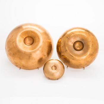 Tapio Wirkkala, three 'TW 476' bowls for Kultakeskus.