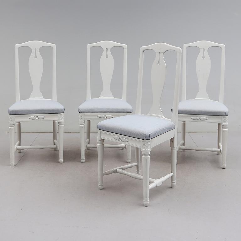 STOLAR, 4 st, gustaviansk stil, 1900-talets början.