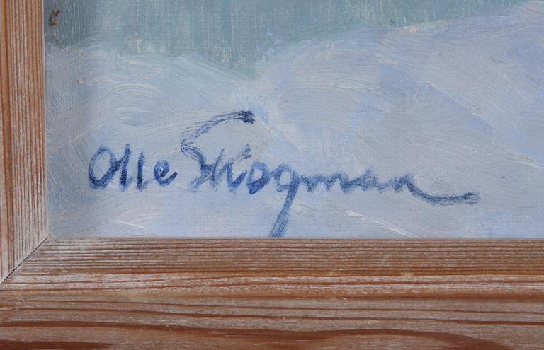 OLLE SKOGMAN, olja på duk, sign.