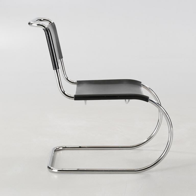 A "MR-10" chair, designed by Ludwig Mies van der Rohe for Thonet, late 20th century.