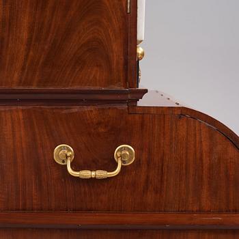 Writing cabinet,  by Johan Söderberg (instrument maker under the carpenter's guild in Stockholm 1803-1820) Empire,