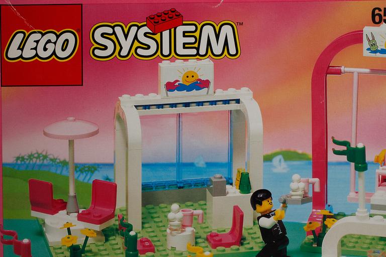 Eight "Paradisa" LEGO sets, Denmark, 1990s.