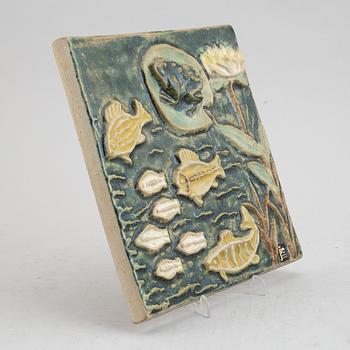 Two Swedish stoneware pieces, including a figurine by Lisa Larson, second half of the 20th Century.