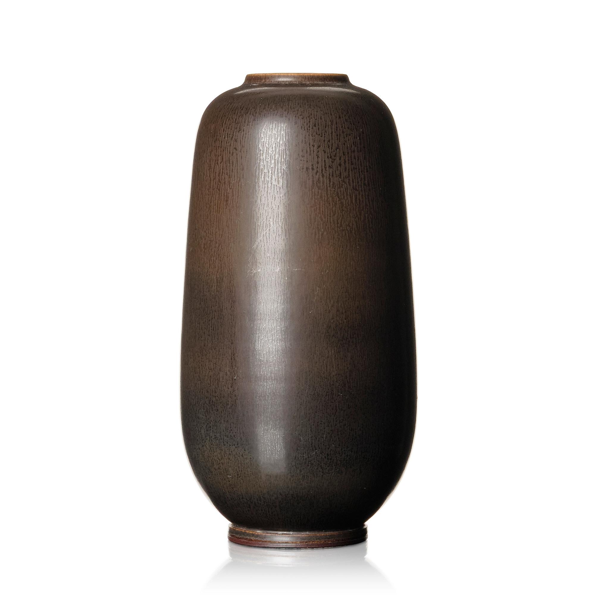 Berndt Friberg, a stoneware vase, Gustavsberg studio, Sweden 1959.