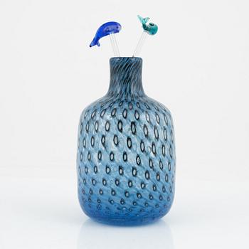 Bertil Vallien, a glass vase, Boda.