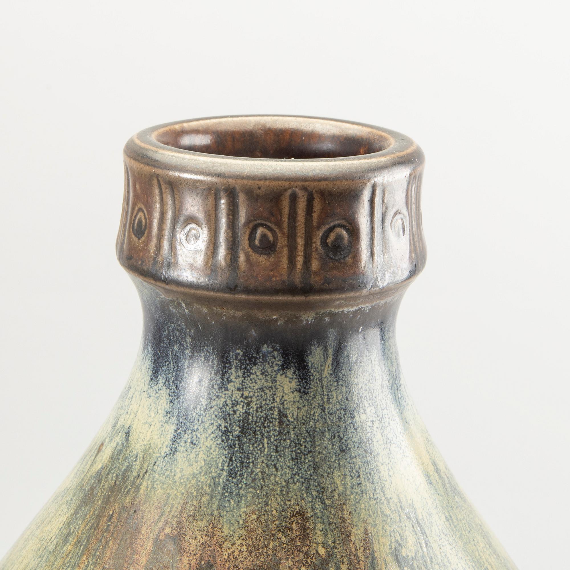 A ceramic floor vase by Arthur Andersson for Vallåkra, Sweden.