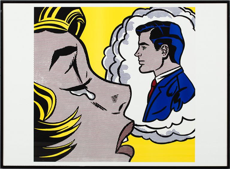 ROY LICHTENSTEIN, efter, färglitografi, USA, tryckt under 2000-talet.
