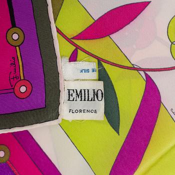 Emilio Pucci, scarves, 2 pieces.