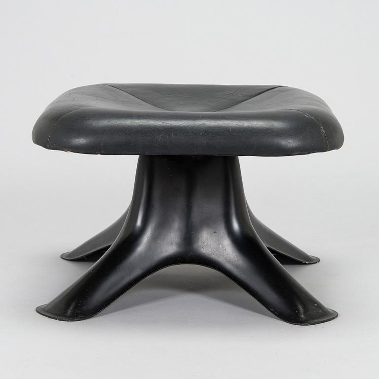 Yrjö Kukkapuro, a late 1960s  'Carousel' armchair and stool for Haimi Finland.