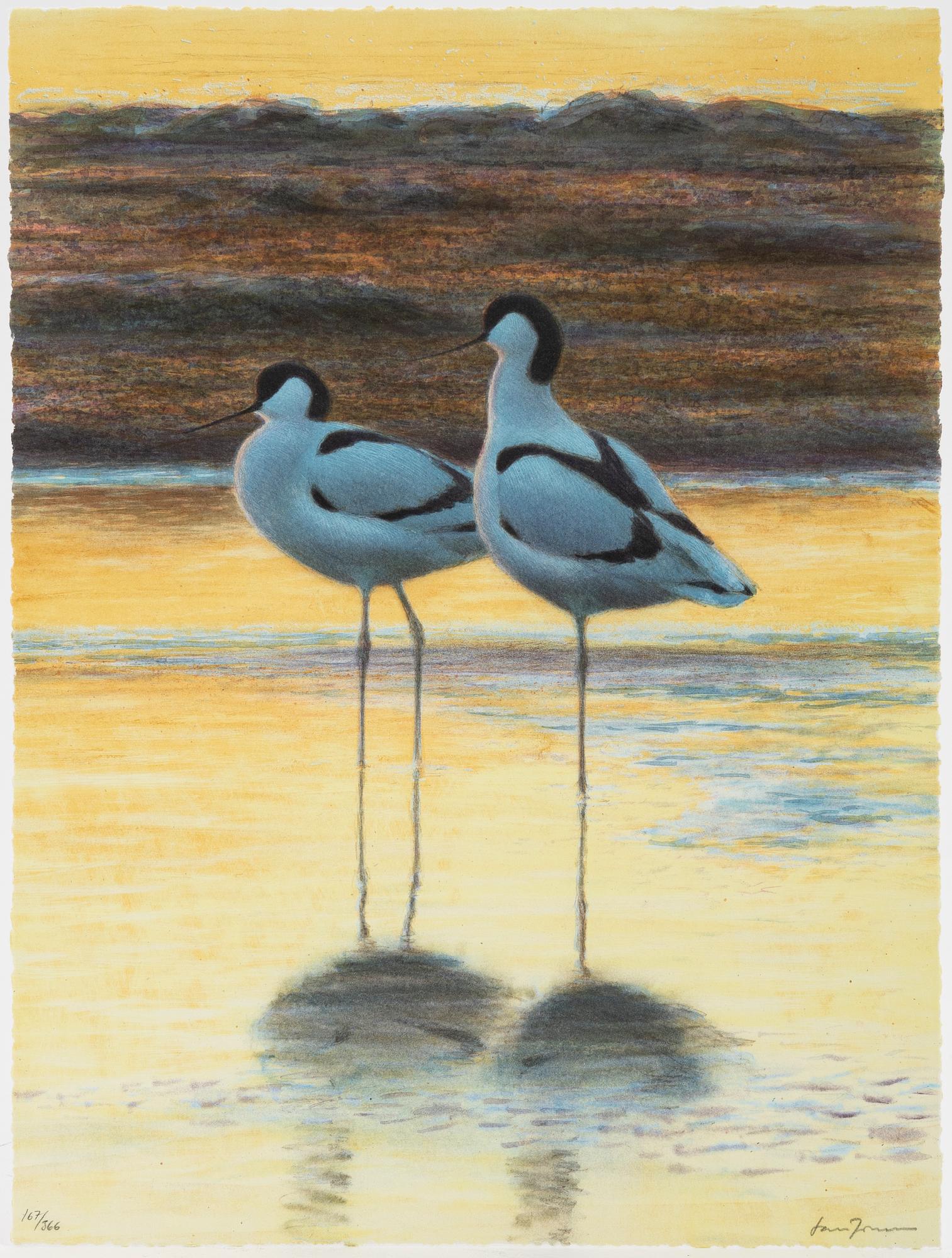 Lars Jonsson, portfölj "Dagrar", 2000,  med 12 färglitografier, signerade 167/366.