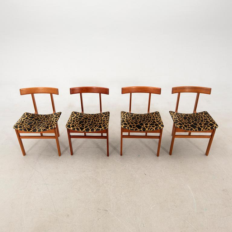 Inger Klingenberg, dining set 5 pcs model no. 193 for France & Son Denmark 1960s.