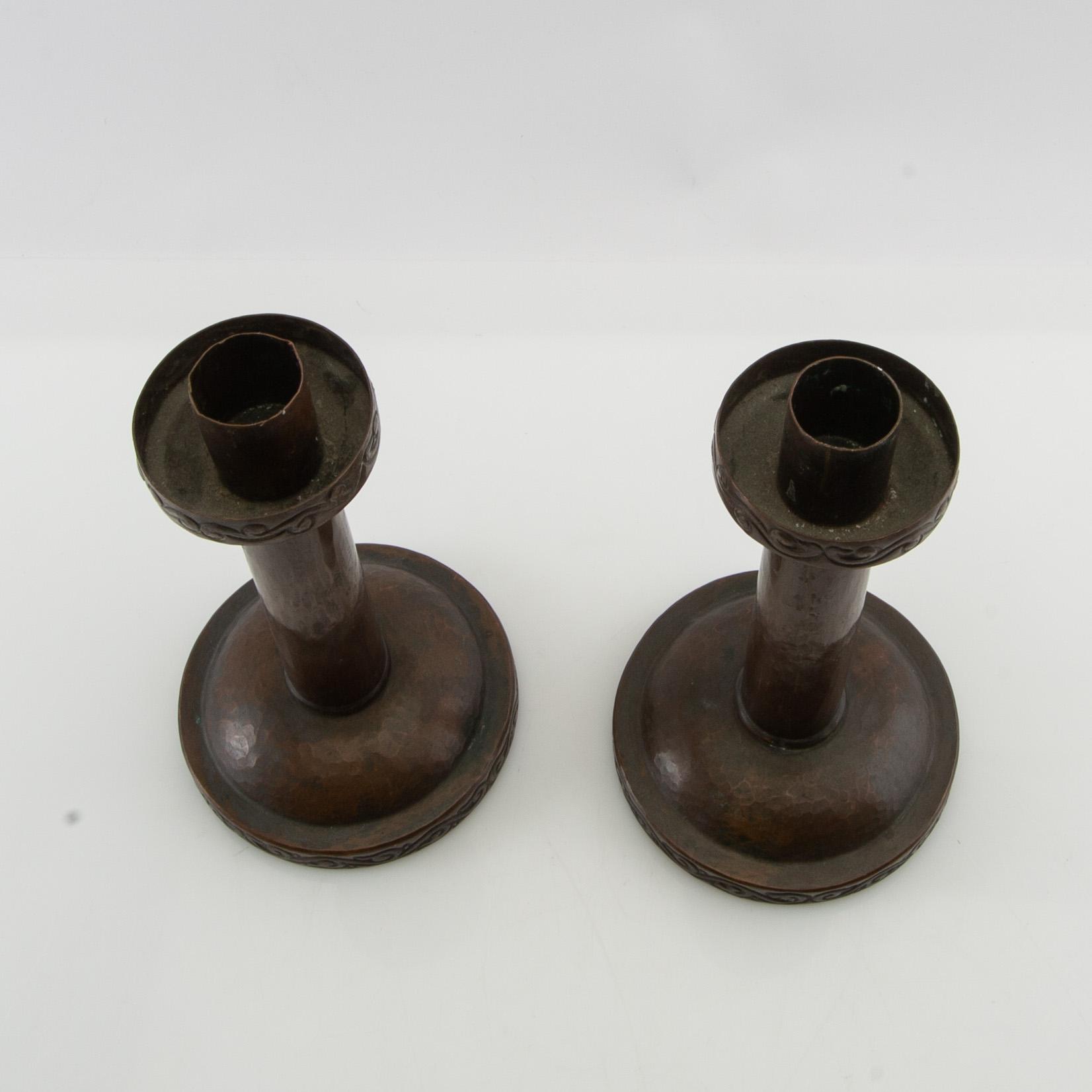 Candelabra, a pair, Art Nouveau, early 20th century.