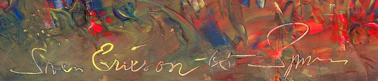 SVEN X:ET ERIXSON, gouache, sign o dat -65.
