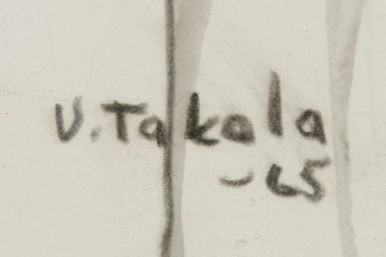 VEIKKO TAKALA, kol på duk, signerad och numrerad -65.
