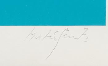 RICHARD MORTENSEN, serigrafi, signerad, numrerad 41/75.