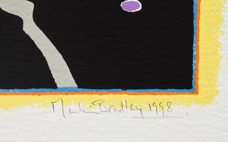 MARTIN BRADLEY, färgserigrafi, signerad och numrerad 101/150.