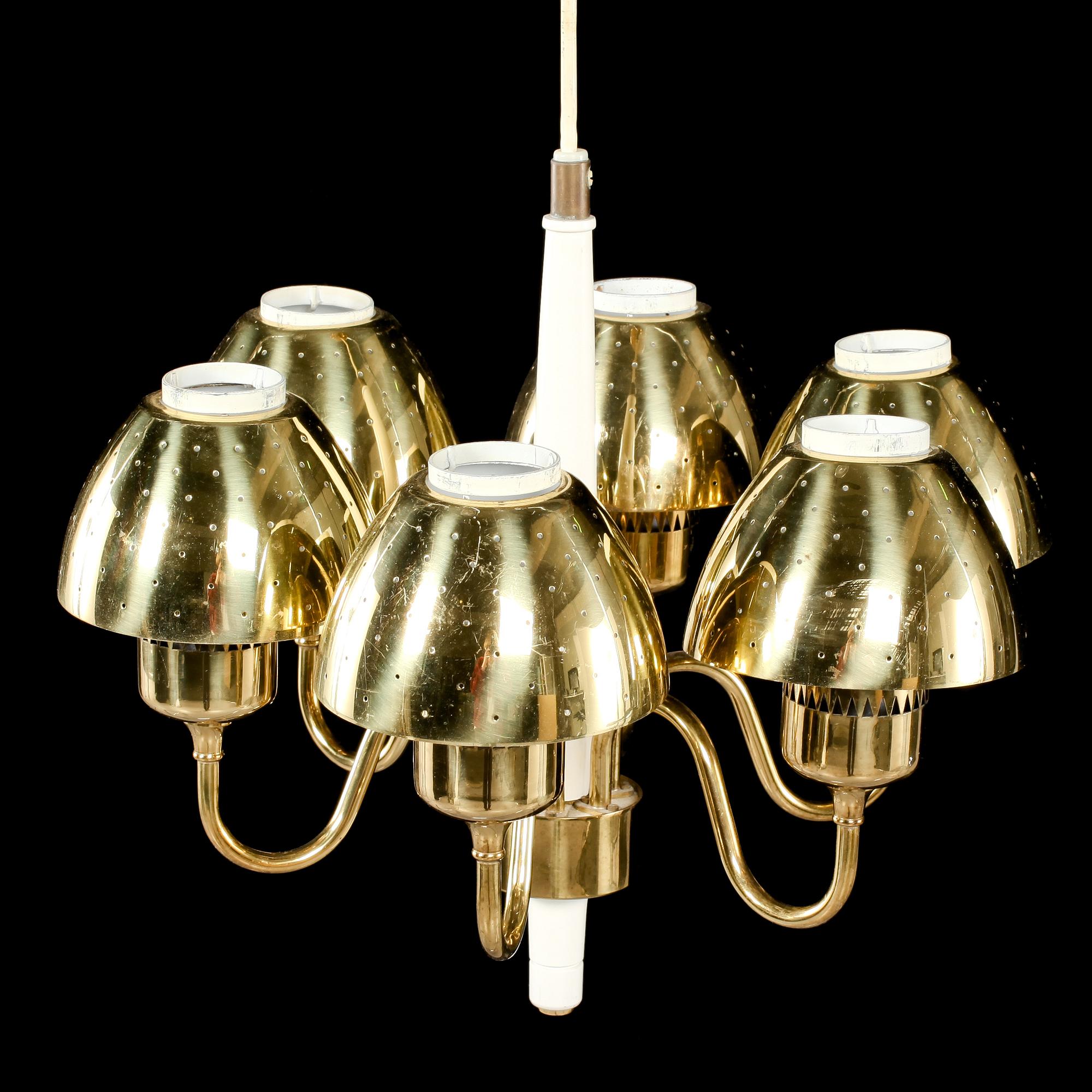 TAKLAMPA, Hans Agne Jakobsson, Markaryd, 1950/60-tal, höjd 75 cm.