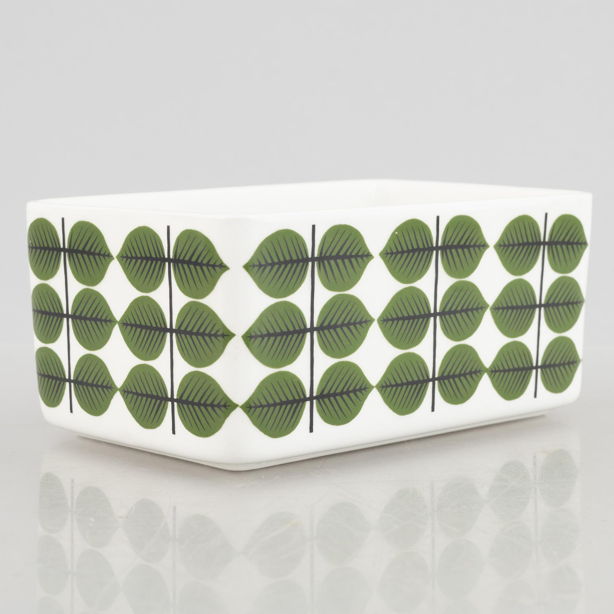 Stig Lindberg, servis, 50 delar, flintgods, "Berså", Gustavsberg, 1900-talets senare del.