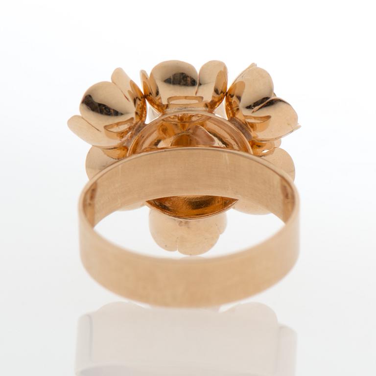 LIISA VITALI, RING, 14K gold. Kultakeskus, Helsinki Finland 1973.