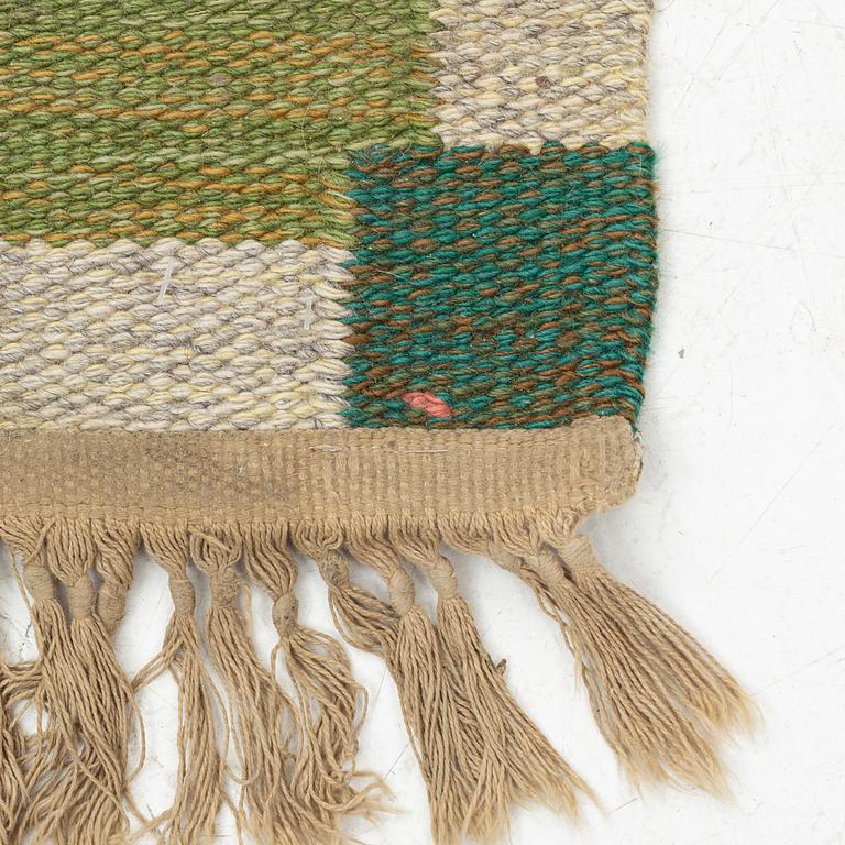 Margareta Åkerberg, matta, rölakan, Gammelstads Handväveri AB, signerad MÅ, 200 x 140 cm.