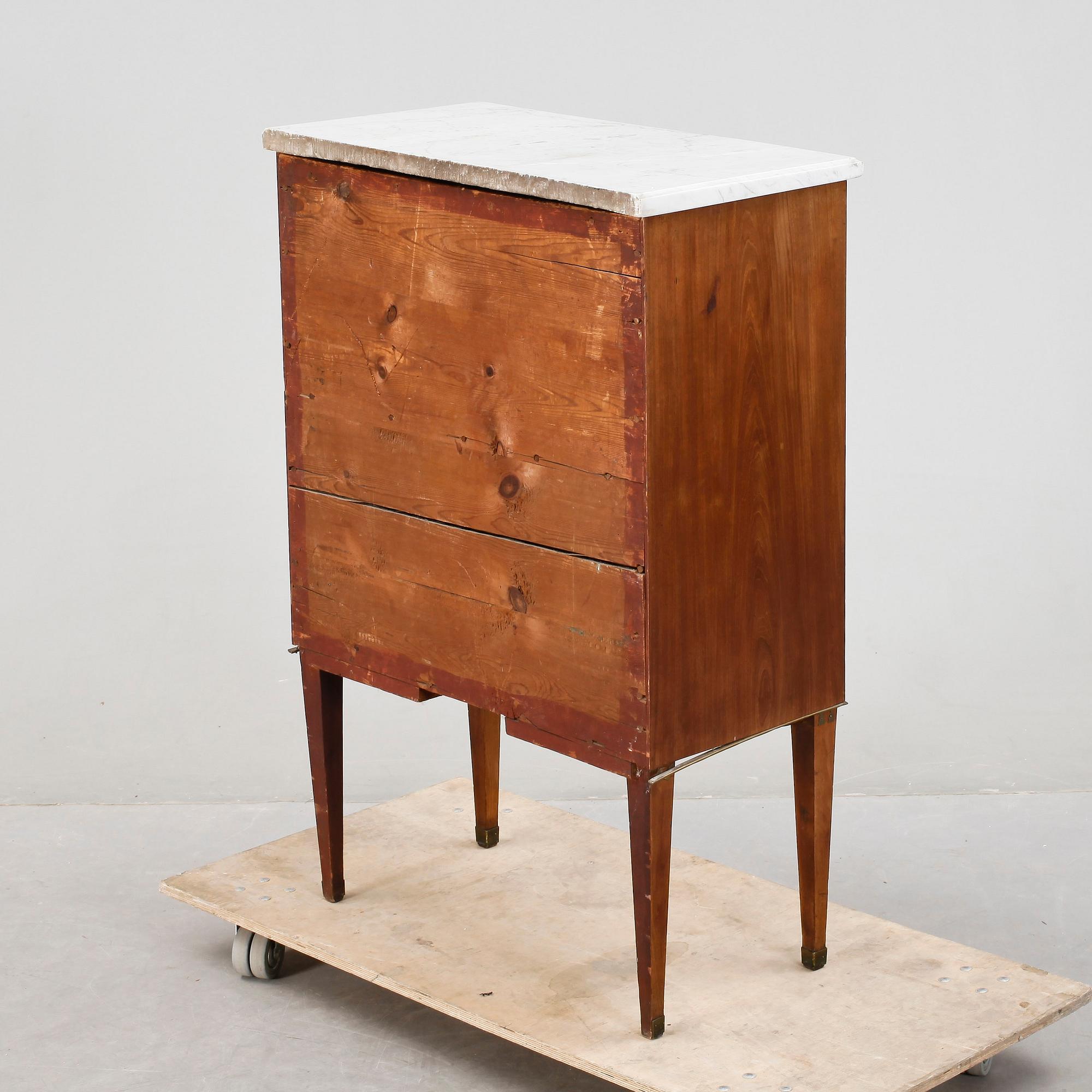 SEKRETÄR, sengustaviansk, omkr år 1800.