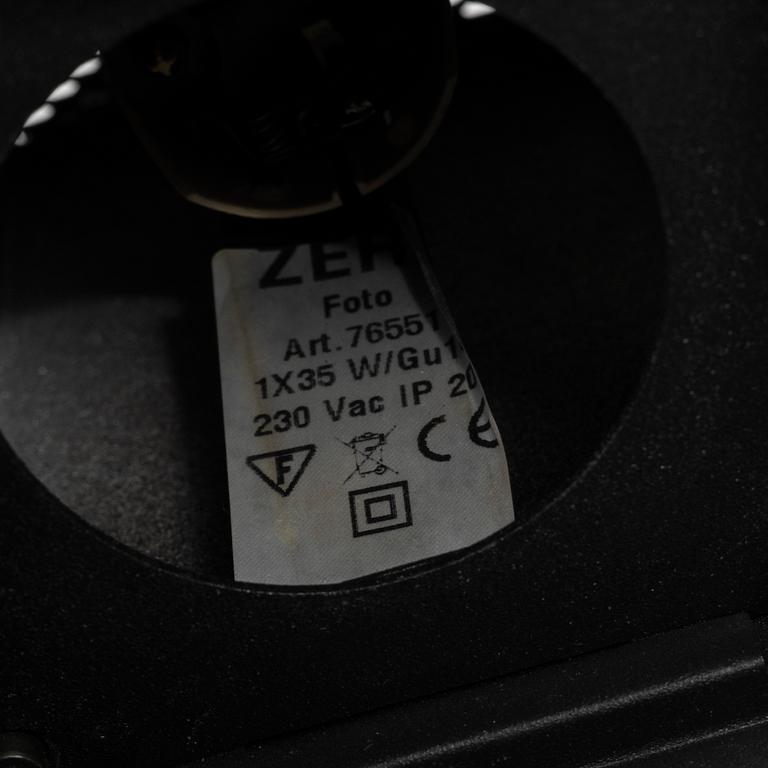 Thomas Bernstrand and Mattias Ståhlbom, Four 'Foto' spotlights, Zero, 2000s.