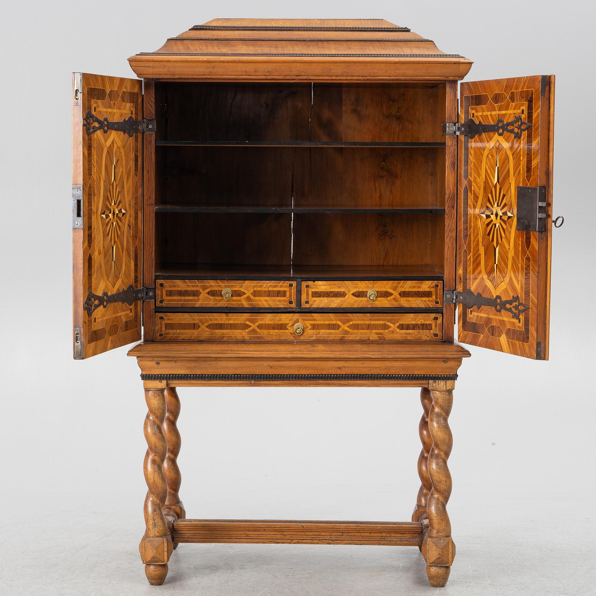 Barock, cabinet, 17th/18th Century.