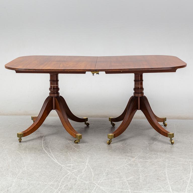 A Regency-style dinner table, second half of the 20th century.