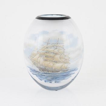 Robert Huber Petersson, a unique graal vase, Sweden.