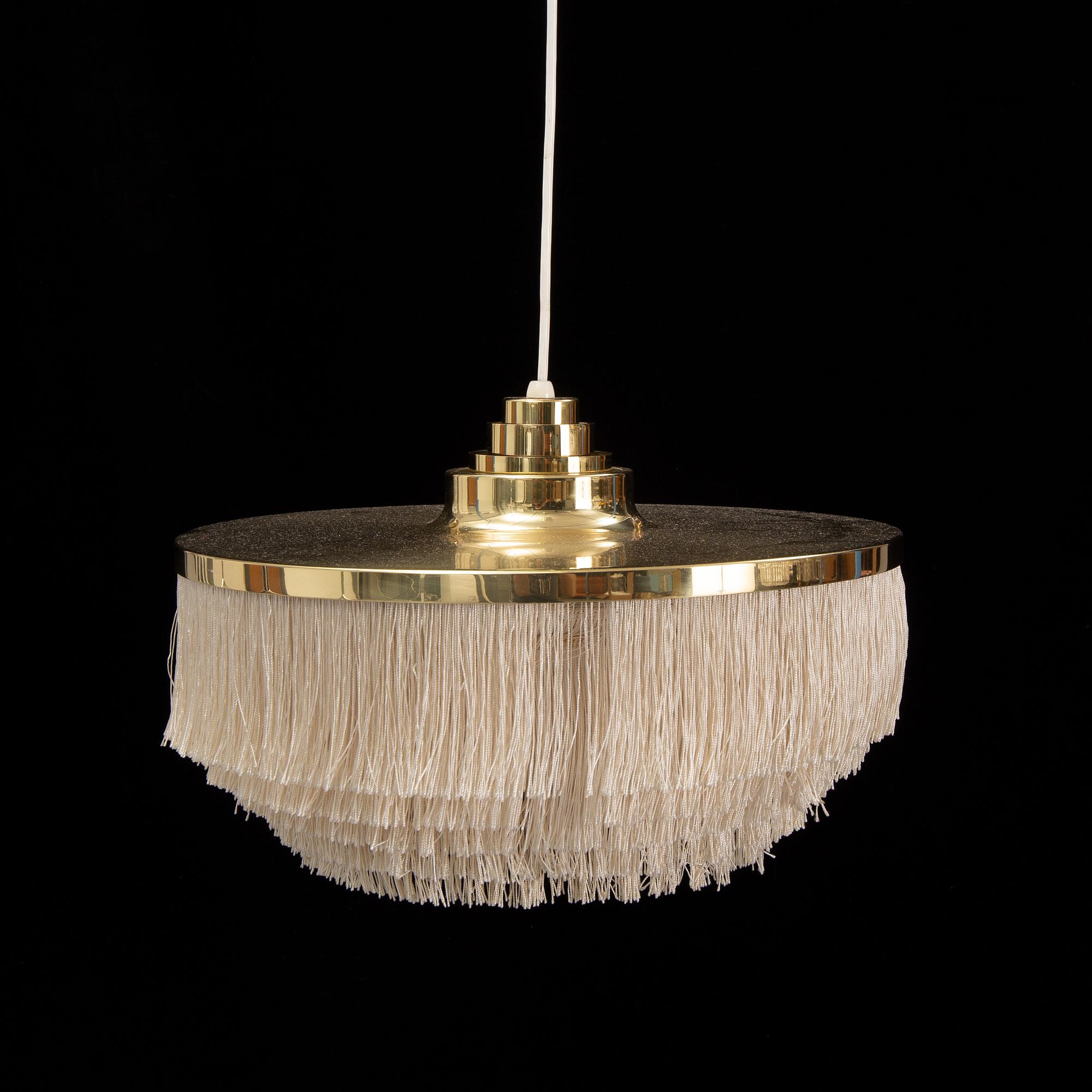 HANS-AGNE JAKOBSSON, a late 20th Cenutry brass ceiling light.