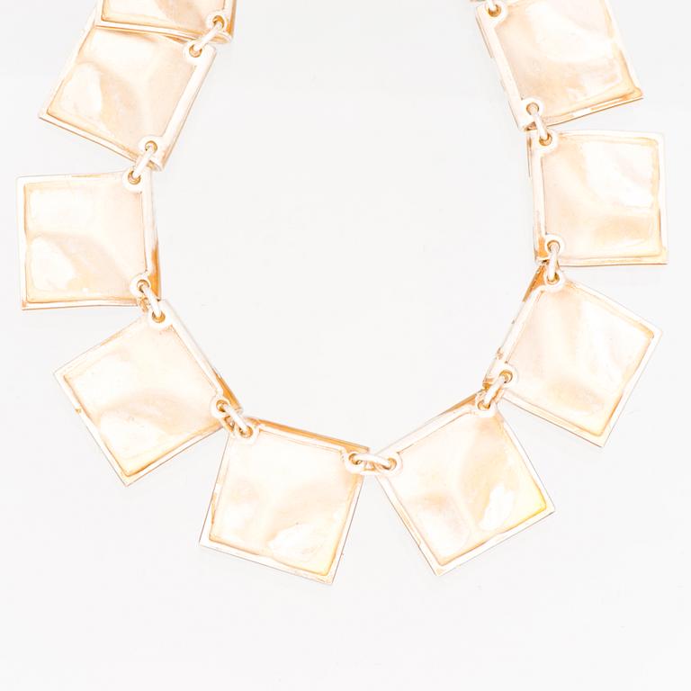 BJÖRN WECKSTÖM, KAULAKORU "Galaktiset huiput", hopeaa, Lapponia 1984.